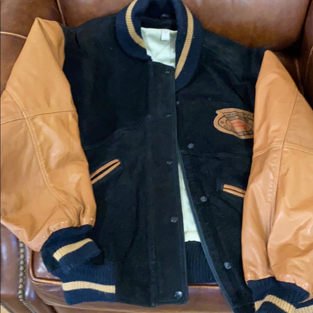 Vintage Etienne Aigner Leather/Suede Varsity